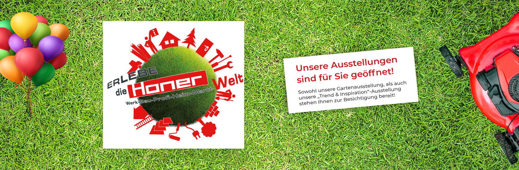 Ausstellungen, Gartenausstellung und vieles mehr