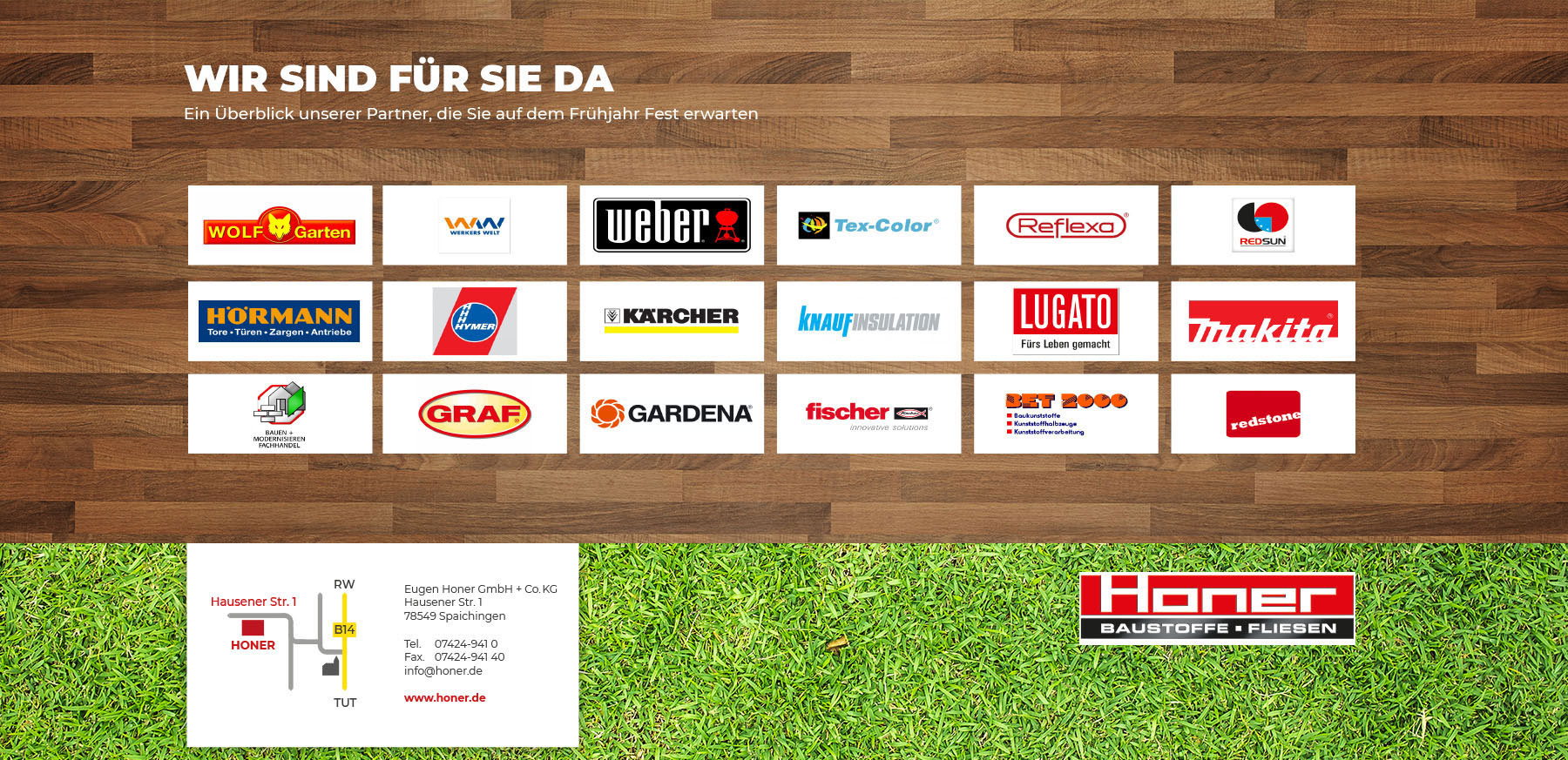 Honer Frühlingsfest - Überblick Partner